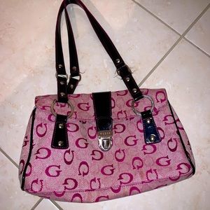 GUESS Purple/Pink Handbag